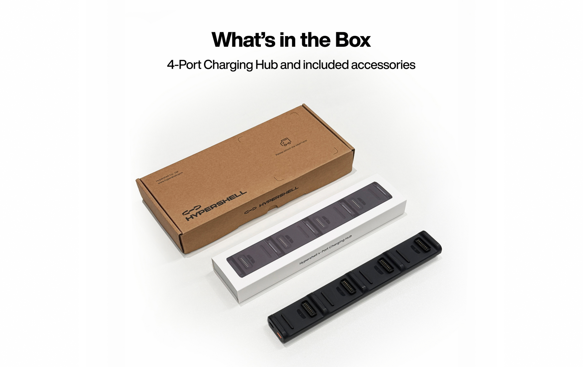 Hypershell 4-Port Charging Hub
